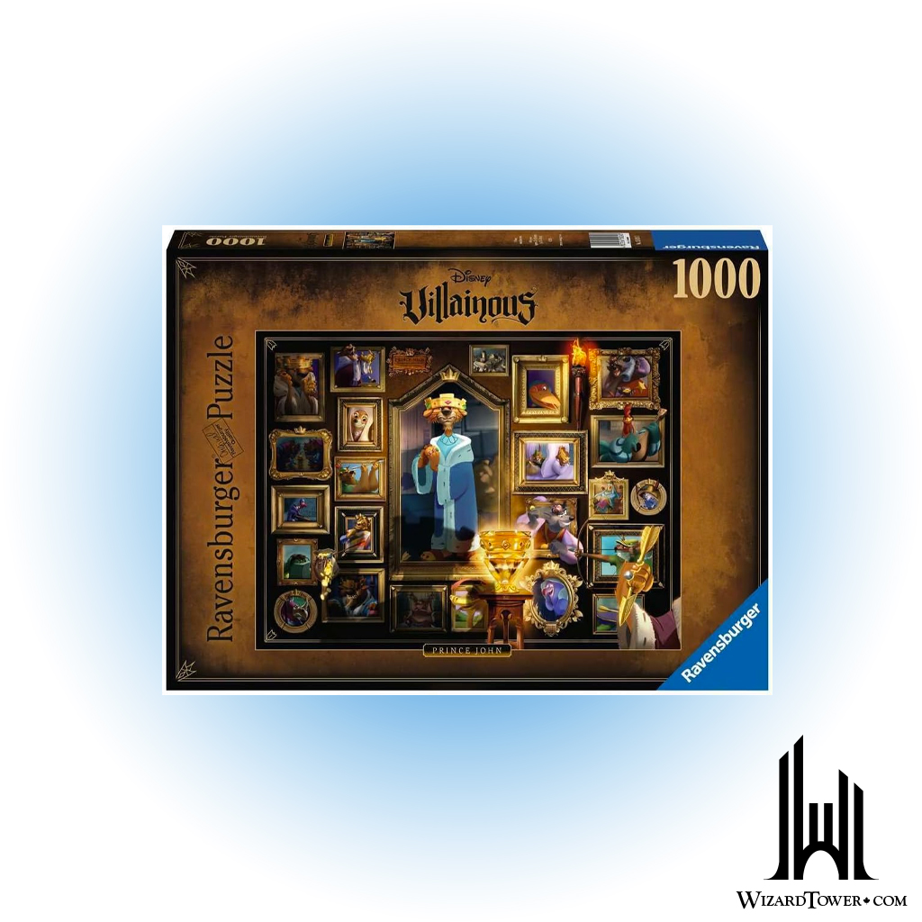 DISNEY VILLAINOUS PRINCE JOHN 1000 PC PUZZLE